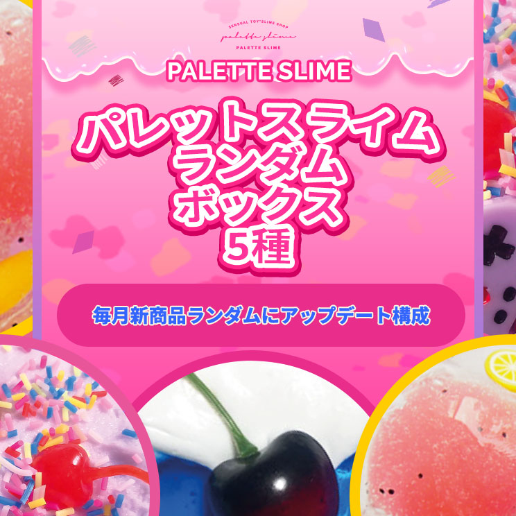 韓国の流行り手作りスライム5種ランダムボックス Paletteslime